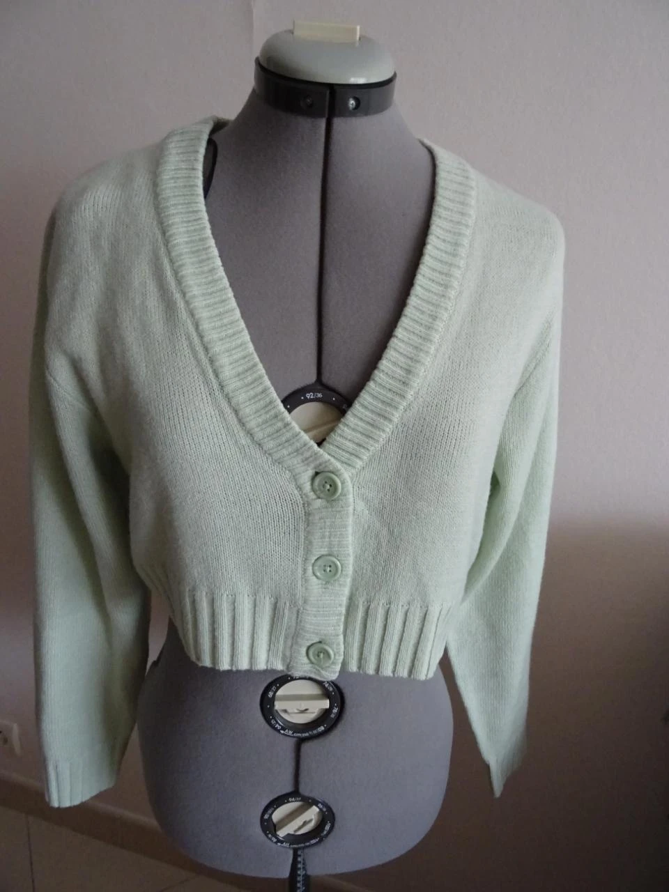 Cardigan court vert H&M taille XS